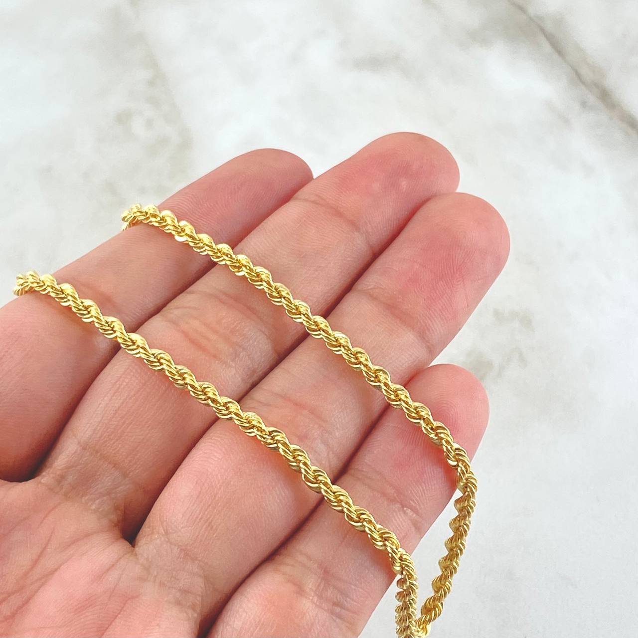 Cadena Lazo 4.6gr / 50cm / Oro Amarillo +2 18K ©