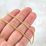 Cadena Lazo 1.7gr / 45cm / Oro Amarillo +3 18K ©