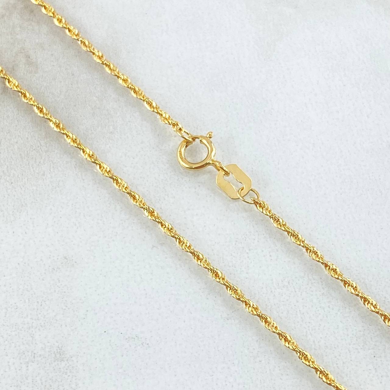 Cadena Lazo 1.1gr / 60cm / Oro Amarillo +3 18K ©