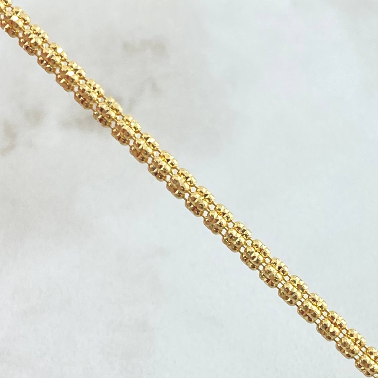 Cadena Ice 20gr / 60cm / Oro Amarillo +4 18K ©