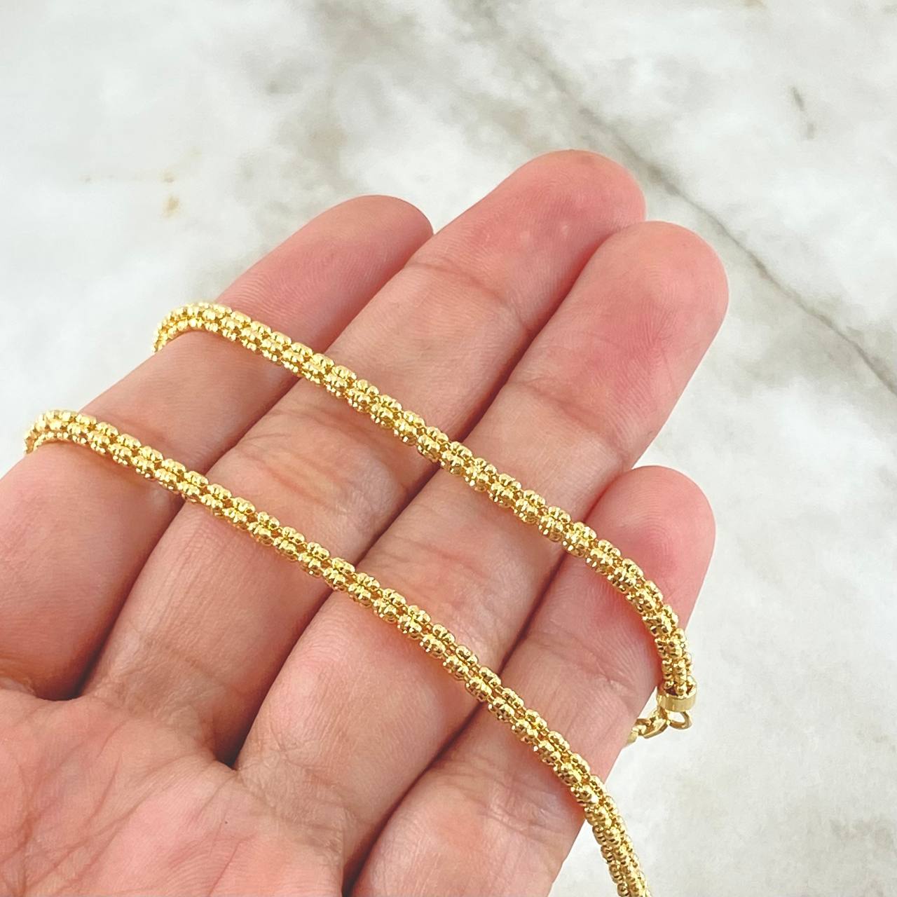 Cadena Ice 15.9gr / 60cm / Oro Amarillo +4 18K ©