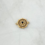 Herraje Timon 2.5gr / 2cm / Circones Negros Oro Amarillo 18K *