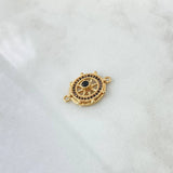 Herraje Timon 2.5gr / 2cm / Circones Negros Oro Amarillo 18K *