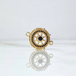 Herraje Timon 2.5gr / 2cm / Circones Negros Oro Amarillo 18K *