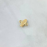 Herraje Virgen de Guadalupe 0.35gr / 1cm / silueta Lisa Oro Amarillo 18K