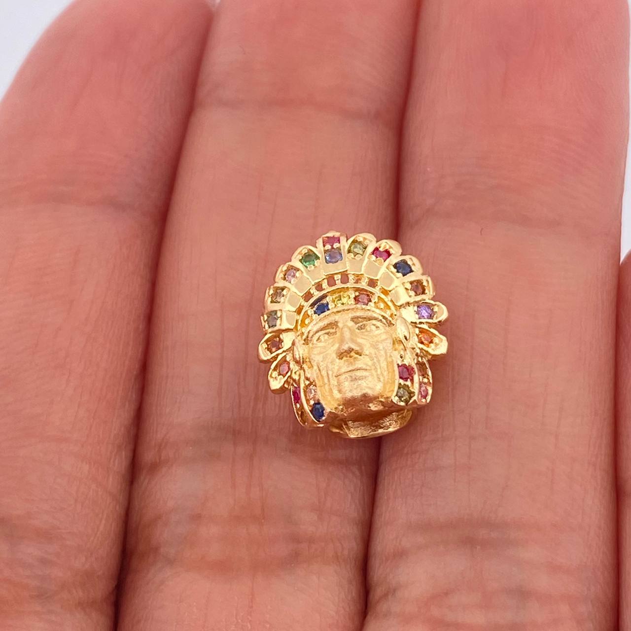 Herraje Indio 2.3gr / 1.2cm / Oro Amarillo 18K %