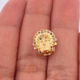 Herraje Indio 2.3gr / 1.2cm / Oro Amarillo 18K %