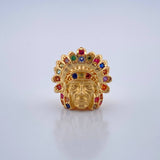 Herraje Indio 2.3gr / 1.2cm / Oro Amarillo 18K %