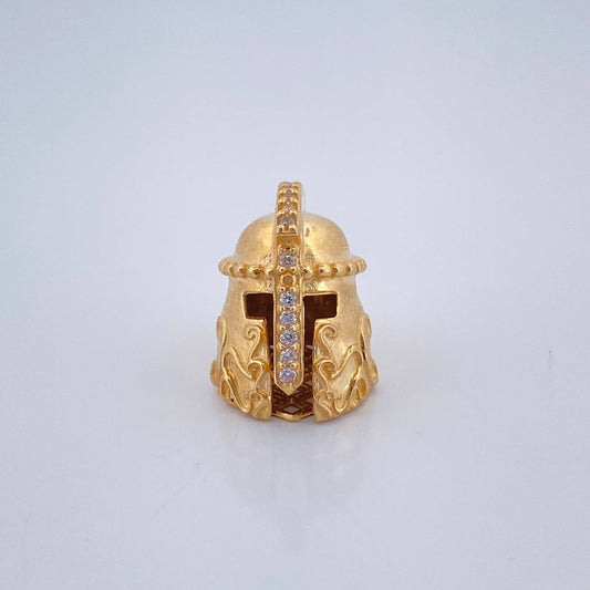 Herraje Casco Espartano 2.95gr / 1.5cm / Oro Amarillo 18K %