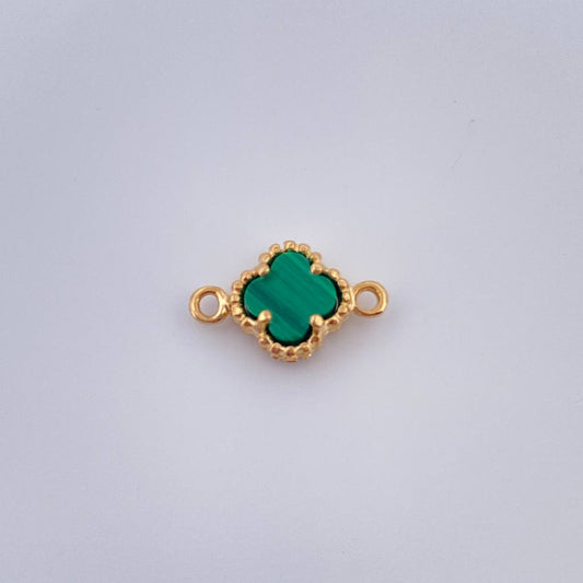 Herraje Trebol 0.8gr / 1.5cm / Oro Amarillo Nac.Esp. 18K %