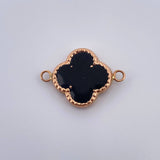 Herraje Trebol 1.25gr / 2.2cm / Oro Rosa 18K %