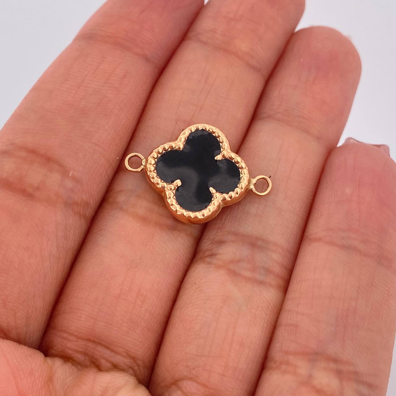 Herraje Trebol 1.1gr / 2.2cm / Oro Rosa 18K %