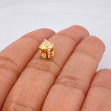 Herraje Casco Guerrero 1.1gr / 1cm / Oro Amarillo 18K %