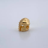Herraje Casco Guerrero 1.1gr / 1cm / Oro Amarillo 18K %