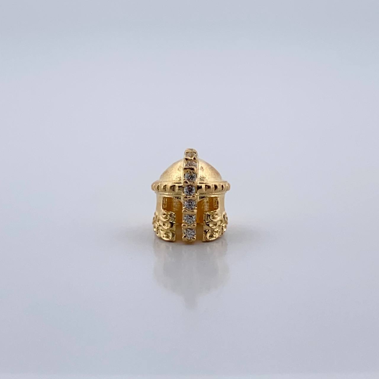Herraje Casco Guerrero 1.15gr / 1cm / Oro Amarillo 18K %
