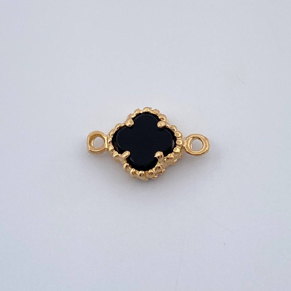 Herraje Trebol 0.9gr / 1.6cm / Oro Amarillo Nac.Esp. 18K %