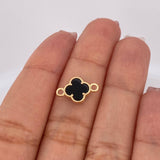 Herraje Trebol 0.9gr / 1.6cm / Oro Amarillo Nac.Esp. 18K %