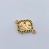 Herraje Trebol 1.15gr / 1.8cm / Oro Amarillo 18K %