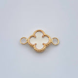 Herraje Trebol 0.55gr / 1.8cm / Oro Amarillo 18K %