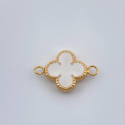 Herraje Trebol 0.8gr / 1.8cm / Oro Amarillo 18K %