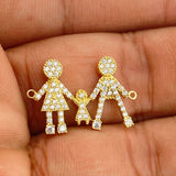 Herraje Familia Silueta 1.55gr / 2.3cm / Oro Amarillo 18K %