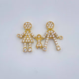 Herraje Familia Silueta 1.55gr / 2.3cm / Oro Amarillo 18K %