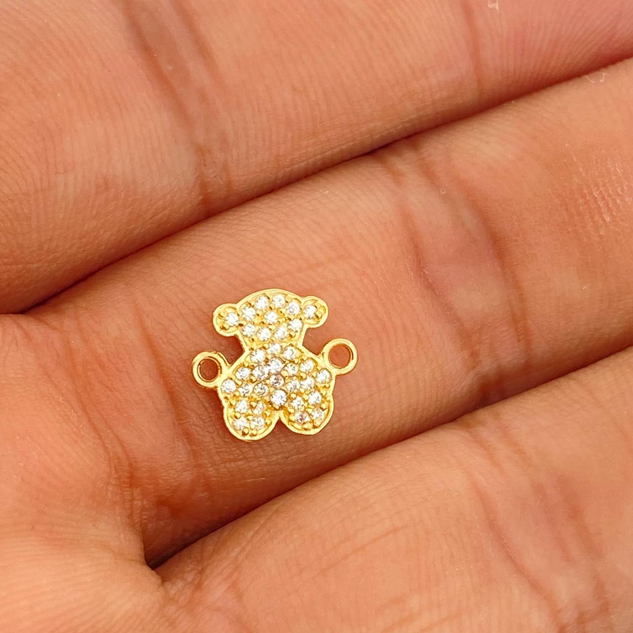 Herraje Oso Ts 0.6gr / 1.1cm / Oro Amarillo 18K %