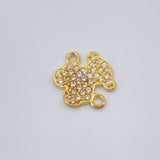 Herraje Oso Ts 0.6gr / 1.1cm / Oro Amarillo 18K %