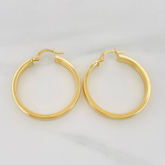 Candongas Winter 3.6 g / 3 cm Oro Amarillo 18K