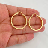 Candongas Winter 3.6 g / 3 cm Oro Amarillo 18K