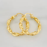 Candongas Jenn 3.95 g / 3.1 cm Oro Amarillo 18K