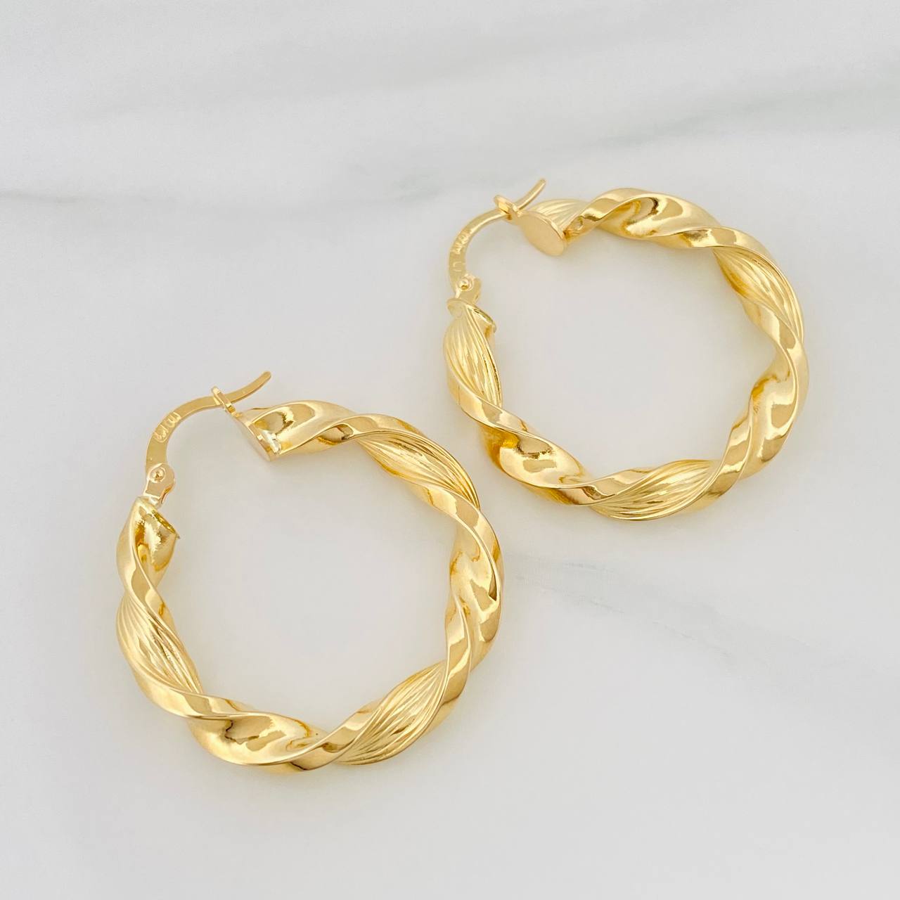 Candongas Jenn 3.95 g / 3.1 cm Oro Amarillo 18K