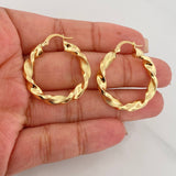 Candongas Jenn 3.95 g / 3.1 cm Oro Amarillo 18K