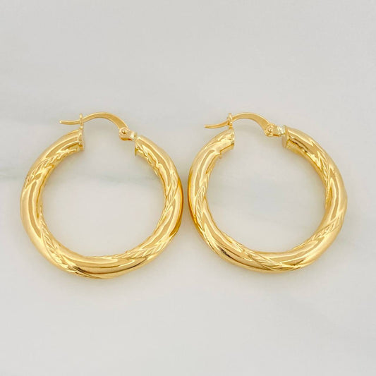 Candongas Rox 3.95 g / 3 cm Oro Amarillo 18K