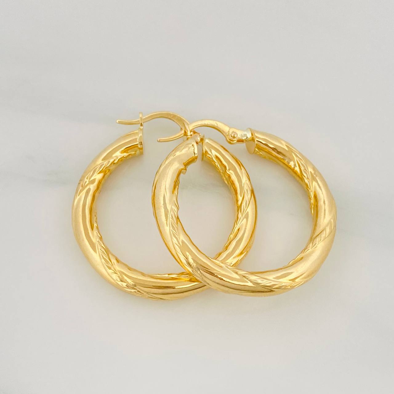 Candongas Rox 4.1 g / 3 cm Oro Amarillo 18K