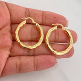 Candongas Rox 4.1 g / 3 cm Oro Amarillo 18K