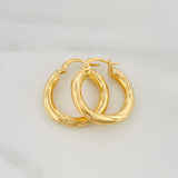 Candongas Kris 2.4 g / 2.3 cm Oro Amarillo 18K