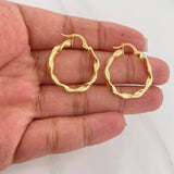 Candongas Bella 2.35 g / 2.5 cm Oro Amarillo 18K