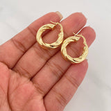 Candongas Niky 3.95 g / 2.4 cm Oro Amarillo 18K