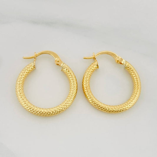 Candongas Tefi 1.9 g / 2.2 cm Oro Amarillo 18K