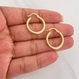 Candongas Tefi 1.9 g / 2.2 cm Oro Amarillo 18K