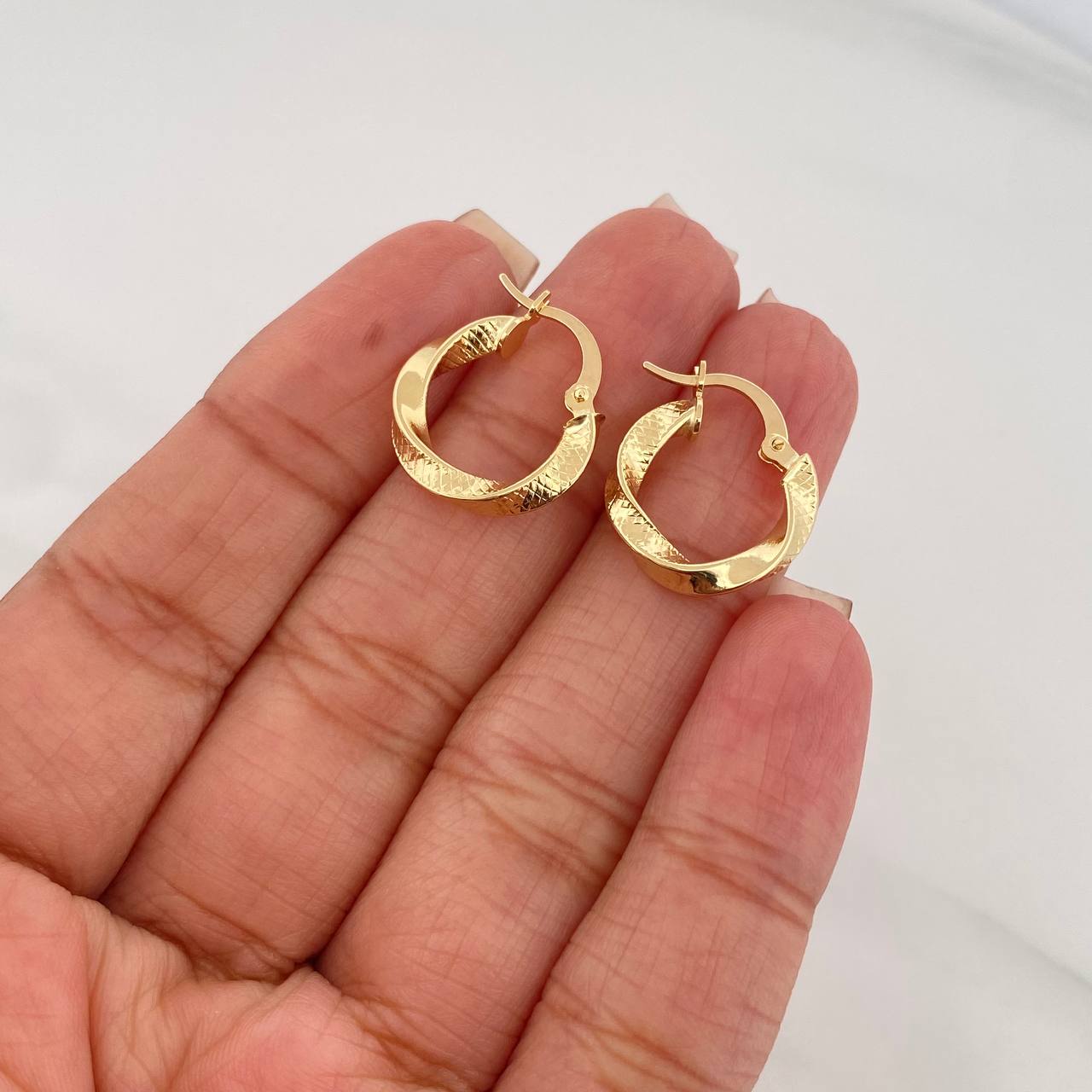 Candongas Remi 1.6 g / 1.6 cm Oro Amarillo 18K