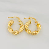 Candongas Milu 2.15 g / 1.7 cm Oro Amarillo 18K