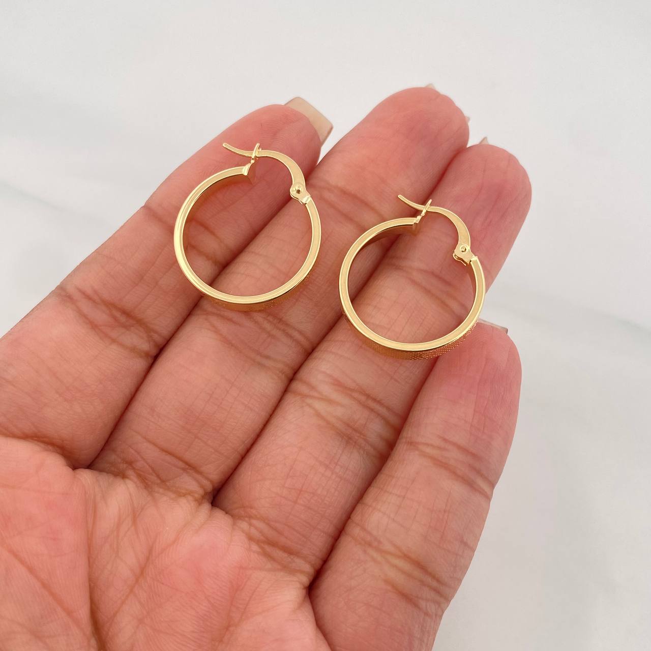 Candongas Tornillo 1.8 g / 2.3 cm Oro Amarillo 18K