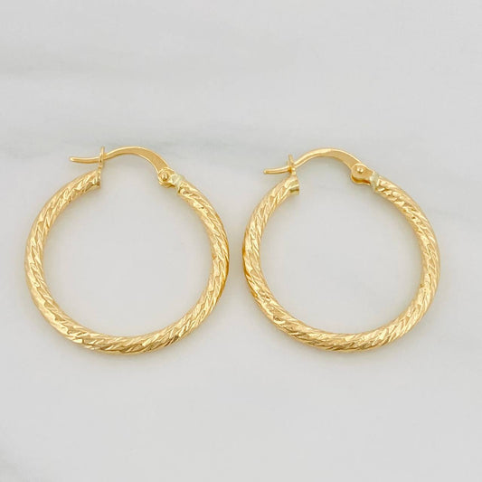 Candongas Leonore 1.75 g / 2.6 cm Oro Amarillo 18K