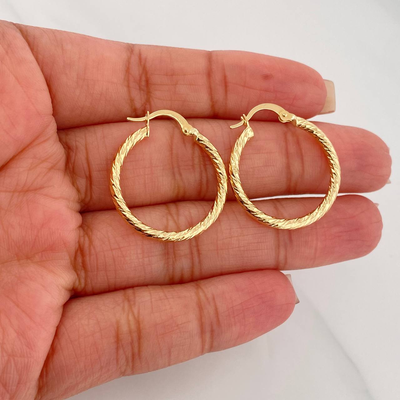 Candongas Leonore 1.75 g / 2.6 cm Oro Amarillo 18K