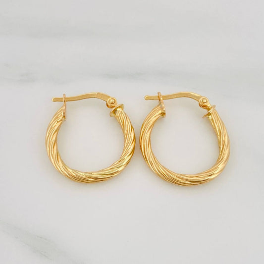Candongas Mary 2.05 g / 2 cm Oro Amarillo 18K