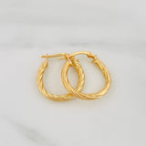 Candongas Mary 2.05 g / 2 cm Oro Amarillo 18K