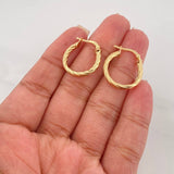Candongas Mary 2.05 g / 2 cm Oro Amarillo 18K