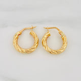 Candongas Celestine 1.75 g / 1.7 cm Oro Amarillo 18K